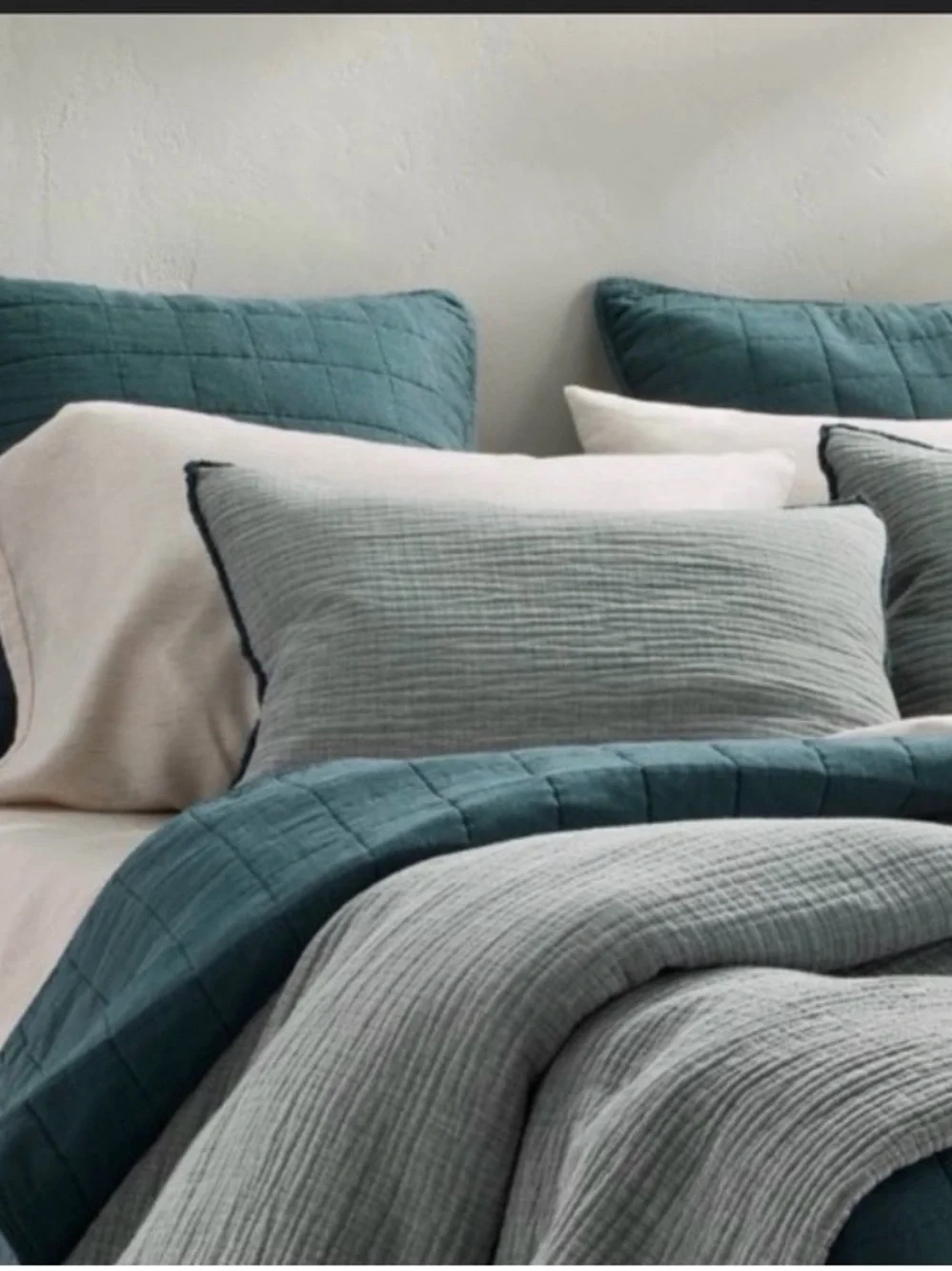 Casaluna Linen Blend Comforter Set - Olive